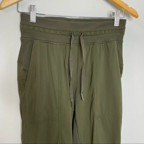 Lululemon Dance Studio Crop 25” Dark Olive Jogger Pants - Picture 3 of 11